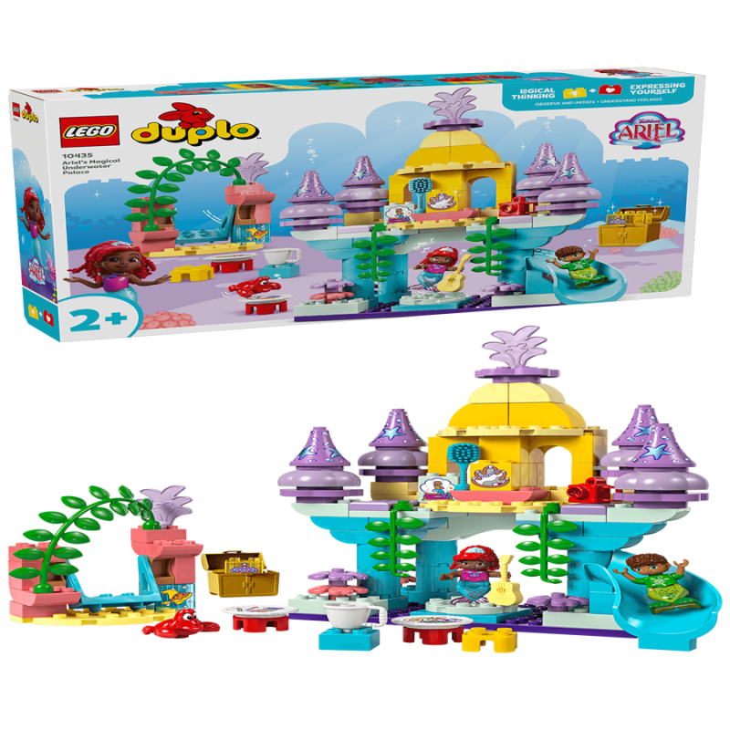 LEGO DUPLO Disney 10435 Palacio Submarino Mágico de Ariel edad a partir de 2+ años