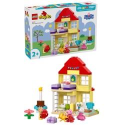 LEGO DUPLO IP 2 2024 Pink 10433 Casa de Cumpleaños de Peppa Pig contiene 59 piezas - edad apartir de 2+ años