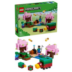 LEGO LEGO Minecraft 21260 El Jardín de Cerezos en Flor contiene 304 piezas - edad apartir de 8+ años