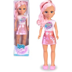 Nancy Shine - Pink Con pelo y ropa rosa 42cm Famosa edad +3 años