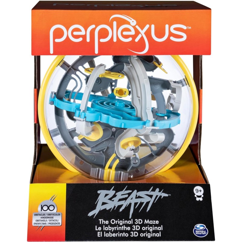 PERPLEXUS - ROMPECABEZAS PERPLEXUS BEAST - Bola Laberinto 3D con 100 Obstáculos edad +8 años PERPLEXUS - ROMPECABEZAS PERPLEXUS BEAST - Bola Laberinto 3D con 100 Obstáculos edad +8 años
