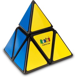 RUBIK'S - PIRÁMIDE DE RUBIK'S - Juego de Rompecabezas para Desafiar la Mente - Rompecabezas 3D de Bolsillo +3años