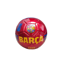 Balón Fútbol Club Barcelona rojo grande talla 5 similar al reglamentario