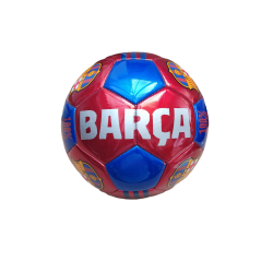 Balón Fútbol Club Barcelona rojo y azul grande talla 5 similar al reglamentario