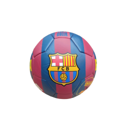 Balón Fútbol Club Barcelona franja roja escudo grande grande talla 5 similar al reglamentario producto oficial