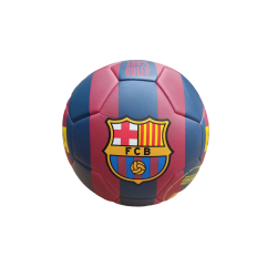 Balón Fútbol Club Barcelona franja azul escudo grande grande talla 5 similar al reglamentario producto oficial