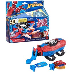 Marvel Spider-Man - Real Webs - Lanzador arácnido Supremo - Lanzador 2 en 1 Hasbro F8734