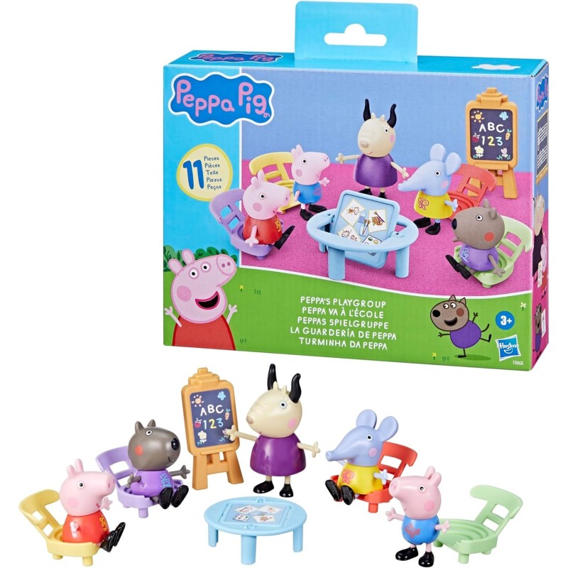 Peppa Pig - Set de Juego La guardería de Peppa con 5 personajes edad +3 años Hasbro Peppa Pig - Set de Juego La guardería de Peppa con 5 personajes edad +3 años Hasbro