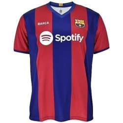 Conjunto Lamine Yamal Primera Equipación Infantil del Fútbol Club Barcelona réplica Producto Oficial camiseta pantalón