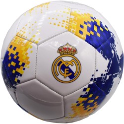 Balón Real Madrid diseño pixelado talla 5 tamaño similar al reglamentario producto oficial