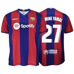 Camiseta Lamine Yamal Primera Equipación del Fútbol Club Barcelona adulto réplica Producto Oficial