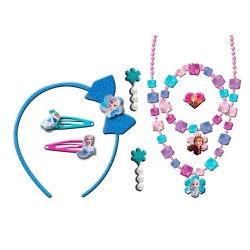 Frozen accesorios de fantasía para el pelo 8 piezas incluye collar y pulsera
