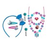 Frozen accesorios de fantasía para el pelo 8 piezas incluye collar y pulsera