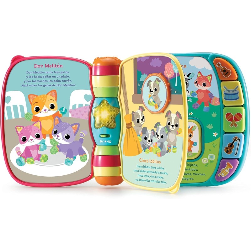 VTech Baby Primeras Canciones Libro interactivo de aprendizaje Juguete para bebes 6 meses