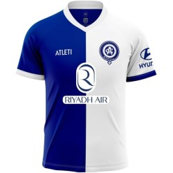 Atlético de Madrid camiseta segunda equipación réplica oficial adulto azul y blanca