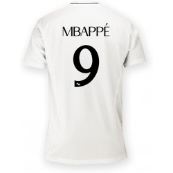 Mbappe 9 Real Madrid Camiseta primera Equipación Temporada 2024-2025 - Réplica Oficial infantil