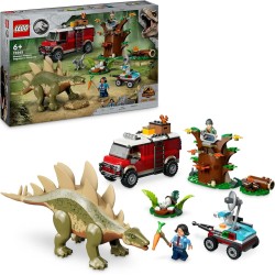 LEGO 76965 Misiones Dinosaurio: Descubrimiento del Stegosaurus edad 6+ años - contiene 420 piezas