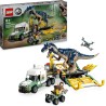 LEGO 76966 Misiones Dinosaurio: Camión de Transporte del Allosaurus edad 8+ años - contiene 588 piezas