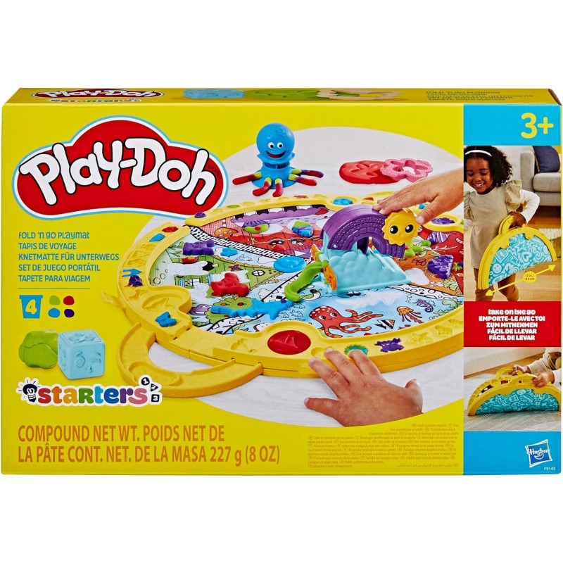 Play-Doh - Set de Juego portátil - Juguetes de Manualidades para niños a Partir de 3 años Hasbro 4 botes Play-Doh - Set de Juego portátil - Juguetes de Manualidades para niños a Partir de 3 años Hasbro 4 botes