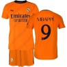 Real Madrid Conjunto Niño Camiseta y Pantalón - Mbappe 9 - segunda Equipación de la Temporada 2024-2025 - Réplica Oficial