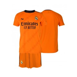Real Madrid Conjunto Niño Camiseta y Pantalón - segunda Equipación de la Temporada 2024-2025 - Réplica Oficial