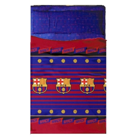 Juego de sábanas Fútbol Club Barcelona 3 Piezas sábana, bajera y funda de almohada para cama 90cm producto oficial