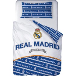Real Madrid juego de funda nórdica y almohada para cama de 90cm producto oficial