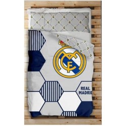 Real Madrid juego de funda nórdica y almohada para cama de 90cm producto oficial