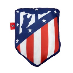 Cojín del Atlético de Madrid forma escudo 3D tamaño 40x30cm producto oficial