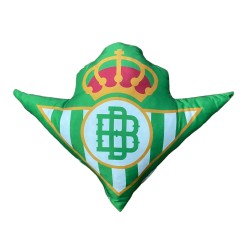 Real Betis Balompié cojín con forma de escudo 3d producto oficial tamaño 42x33cm