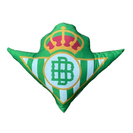 Real Betis Balompié cojín con forma de escudo 3d producto oficial tamaño 42x33cm