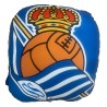 Cojín Real Sociedad 3D forma circular tamaño 31x31cm producto oficial