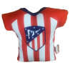 Cojín del Atlético de Madrid forma camiseta tamaño 42x42cm producto oficial