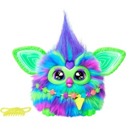 Furby Galaxy, Juguete de Peluche Interactivo que Brilla en la Oscuridad edad +6 años Hasbro