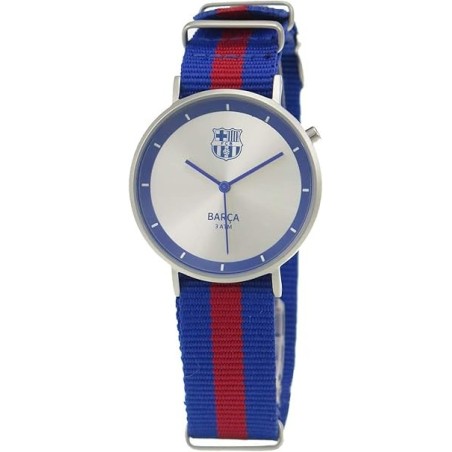 Reloj Fútbol Club Barcelona caballero correa nailon caja 36mm diámetro presentado en estuche