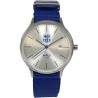 Reloj Fútbol Club Barcelona caballero con calendario correa nailon caja 36mm diámetro presentado en estuche