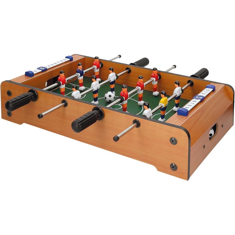 Futbolín sobremesa de madera resistente edad +6 años tamaño aprox 51x31x10 cm Futbolín sobremesa de madera resistente edad +6 años tamaño aprox 51x31x10 cm