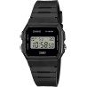 Reloj Casio F-91WB-1AE digital caballero correa caucho negro esfera negra