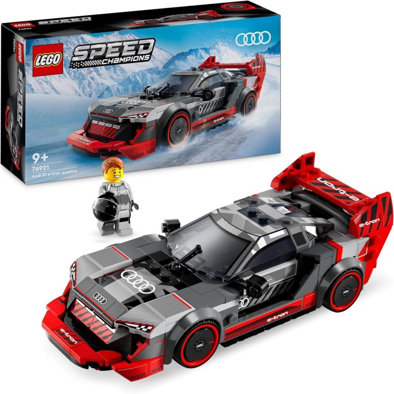 LEGO 76921 Speed Champions Coche de Carreras Audi S1 e-Tron Quattro LEGO 76921 Speed Champions Coche de Carreras Audi S1 e-Tron Quattro
