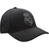 Gorra Real Madrid talla adullto ajustable GO47 negra escudo oscuro