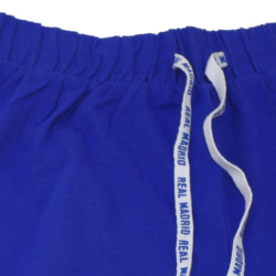 Pijama Oficial de Invierno para Niño Real Madrid Incluye Camiseta y pantalón Color Azul y Blanco