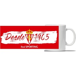 Real Sporting Gijón taza mug para desayuno producto oficial