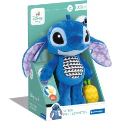 Peluche Disney Stitch - Blandito Clementoni Estimulación Multisensorial edad 3-36 meses