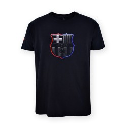 Camiseta Fútbol Club Barcelona Black algodón producto oficial tallas adulto