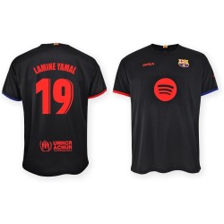 lamine Yamal 19 camiseta segunda equipación 24-25 Fútbol Club Barcelona réplica producto oficial infantil