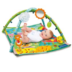 Clementoni - Mi Primer Gimnasio, Manta Actividades con Juegos Bebé Desde 0 Meses