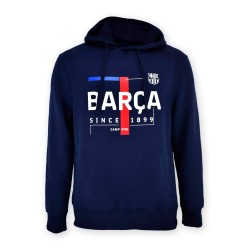 Hoodie Sudadera Fútbol Club Barcelona con gorro capucha tallas infantil producto oficial Barça