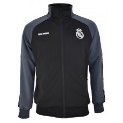Chaqueta Real Madrid Plus Grey con cremallera adulto producto oficial