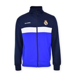 Chaqueta Real Madrid Plus navy con cremallera adulto producto oficial