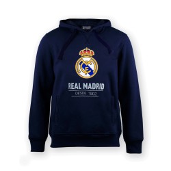 Sudadera Hoodie Real Madrid Legacy azul marino adulto producto oficial